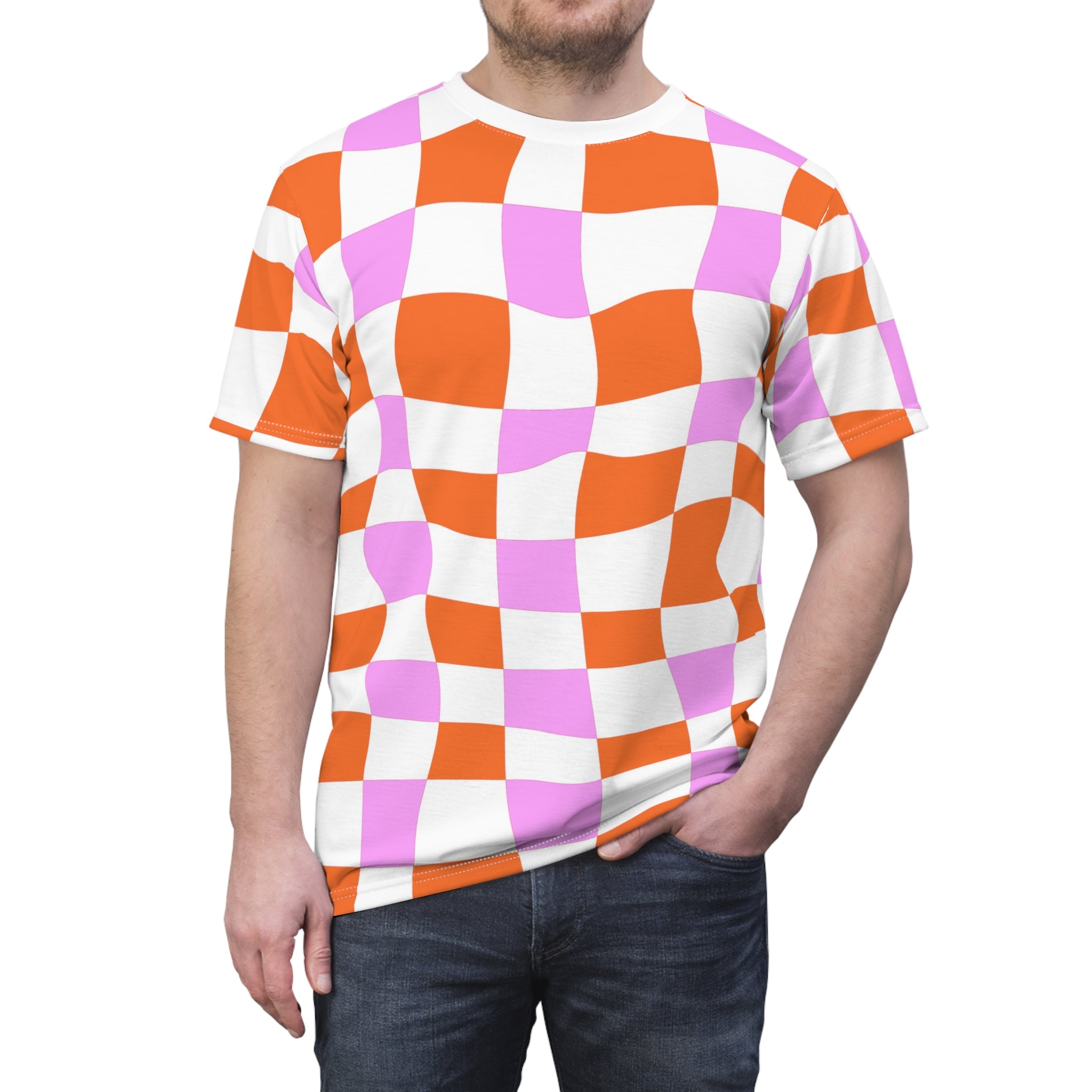 Unisex Checkered Waves