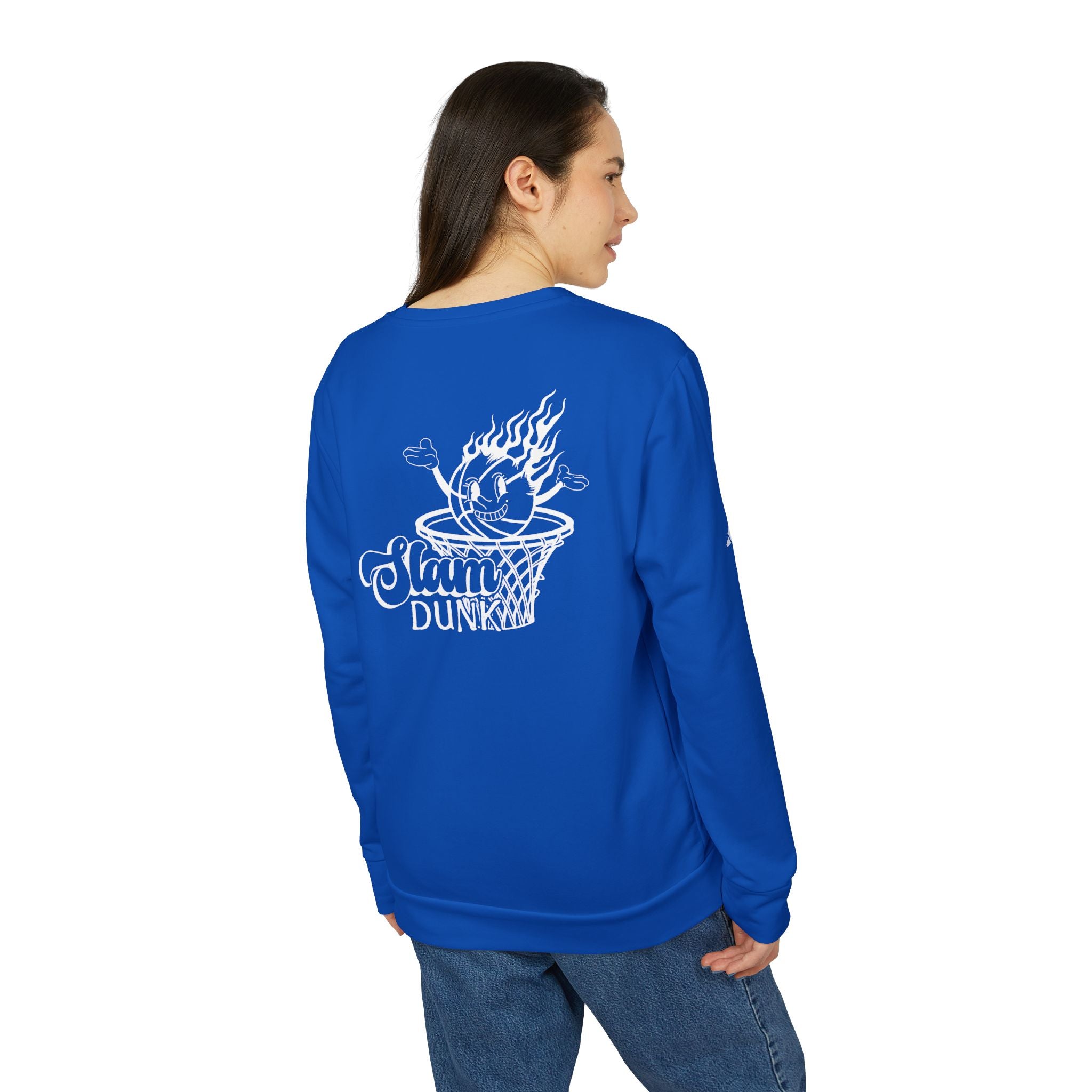 adidas Basketball Slam Dunk Back Print Unisex Sweatshirt