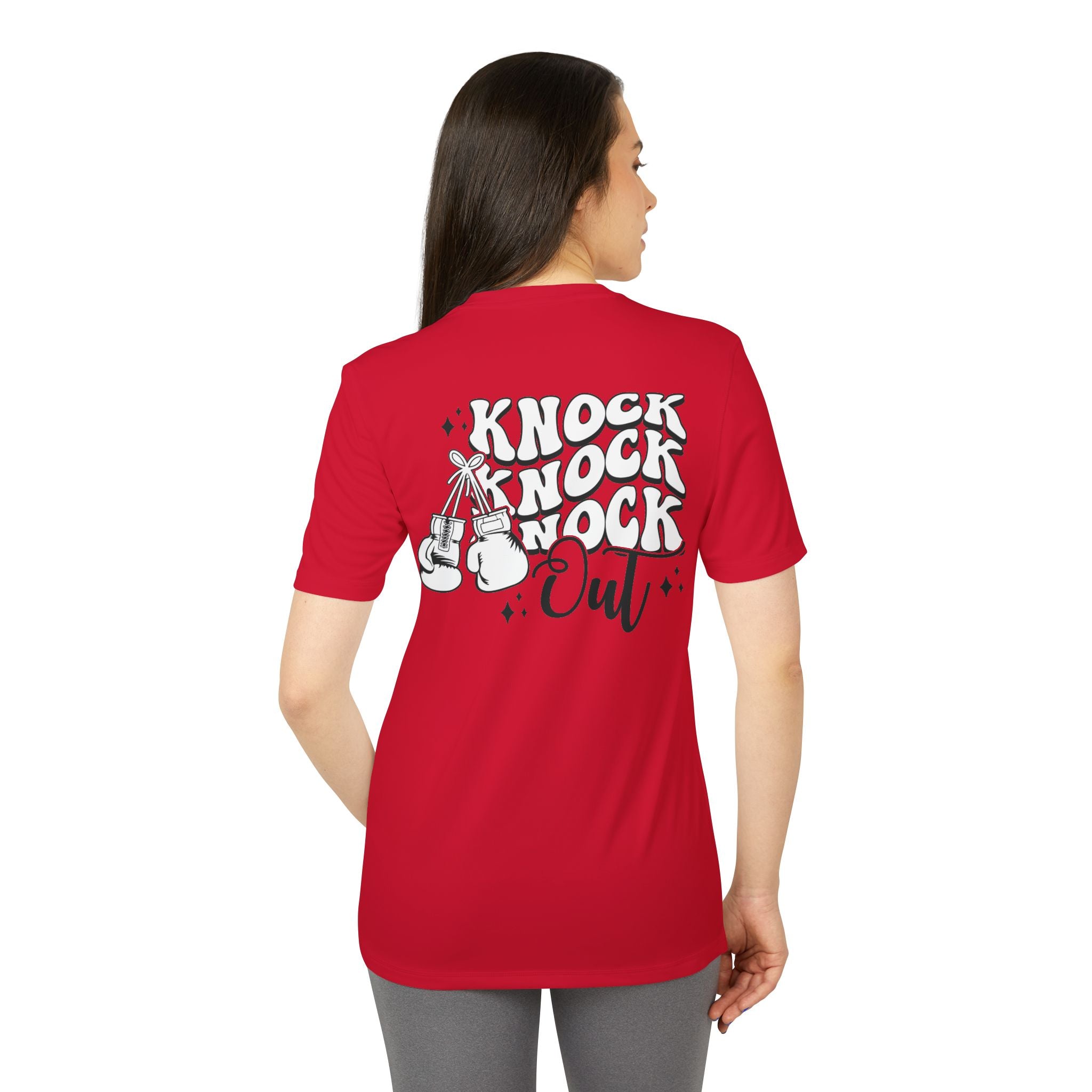 adidas Boxing Knockout Back Print Unisex Sport T-shirt