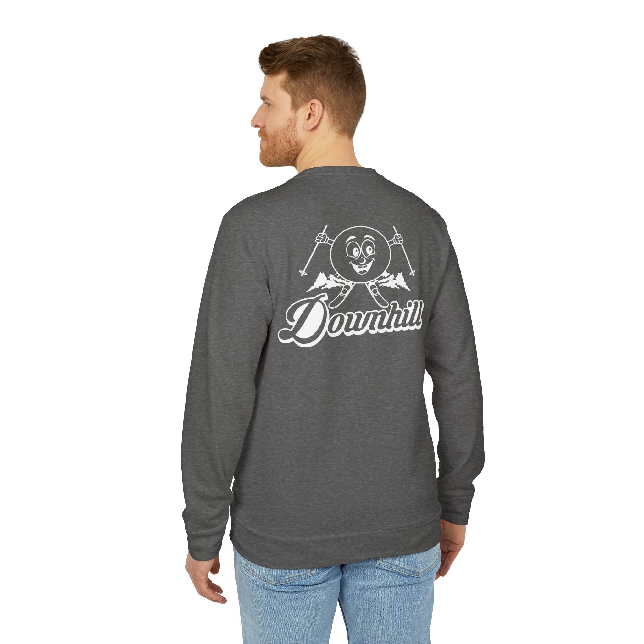 adidas Skiing Downhill Back Print Unisex Sweatshirt