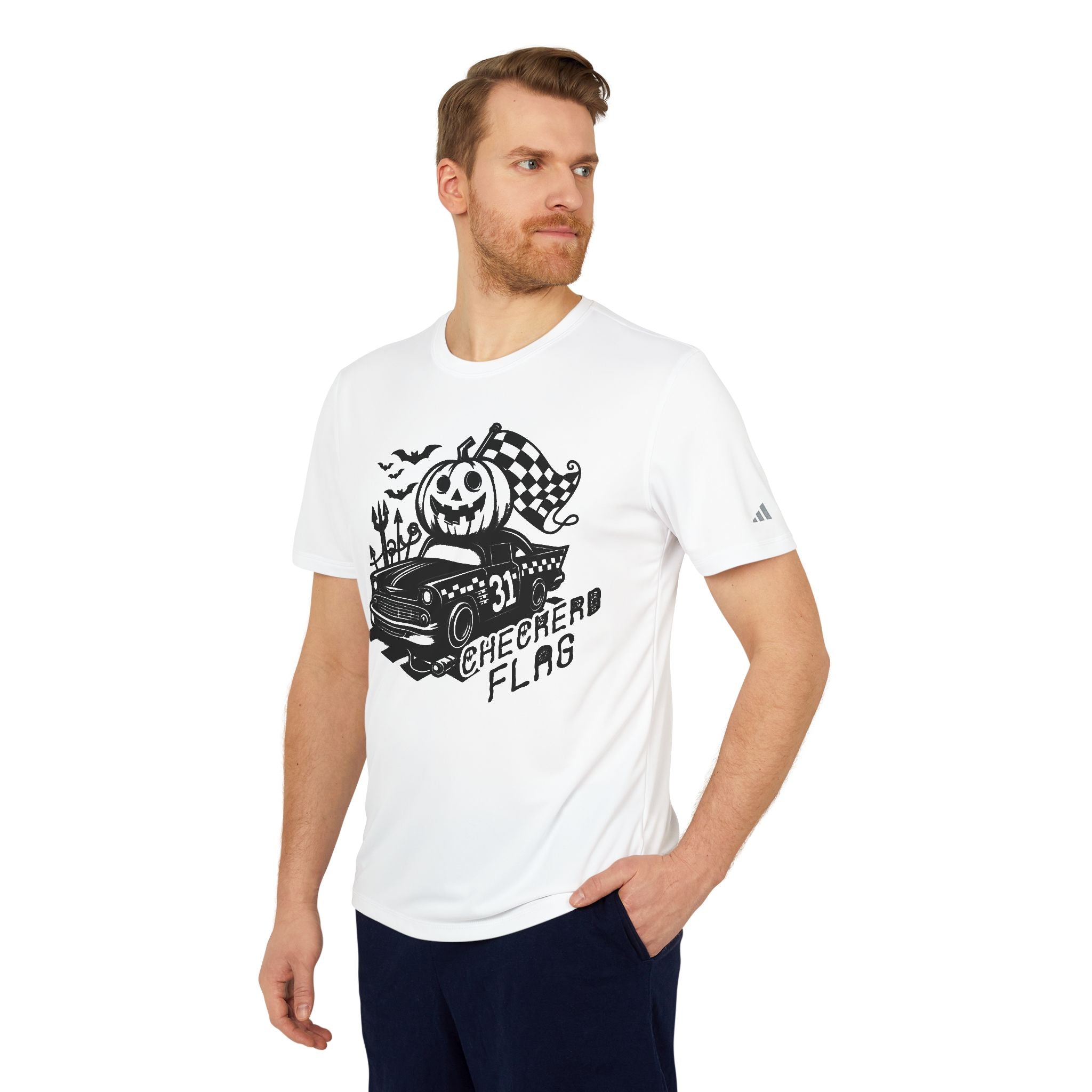 adidas Auto Racing Checkered Flag Unisex T-shirt