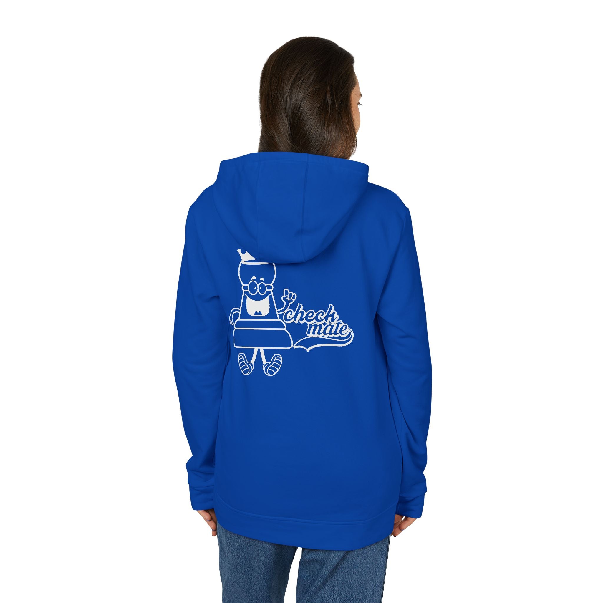 adidas Chess Check Mate Back Print Unisex Fleece Hoodie