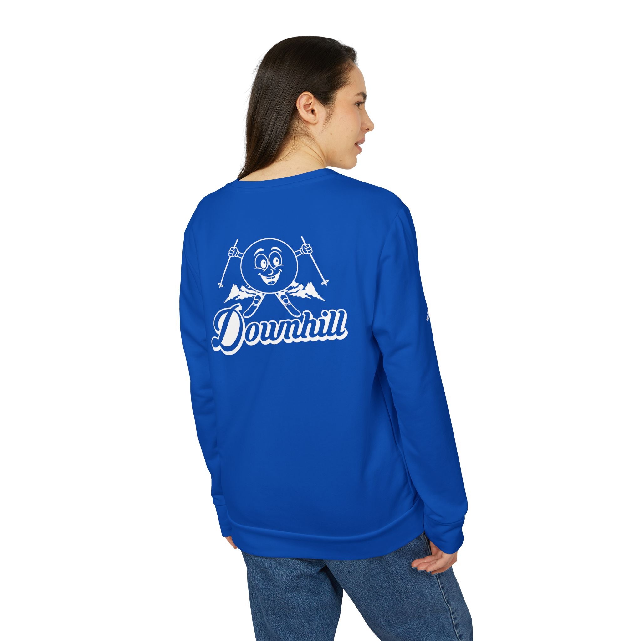 adidas Skiing Downhill Back Print Unisex Sweatshirt