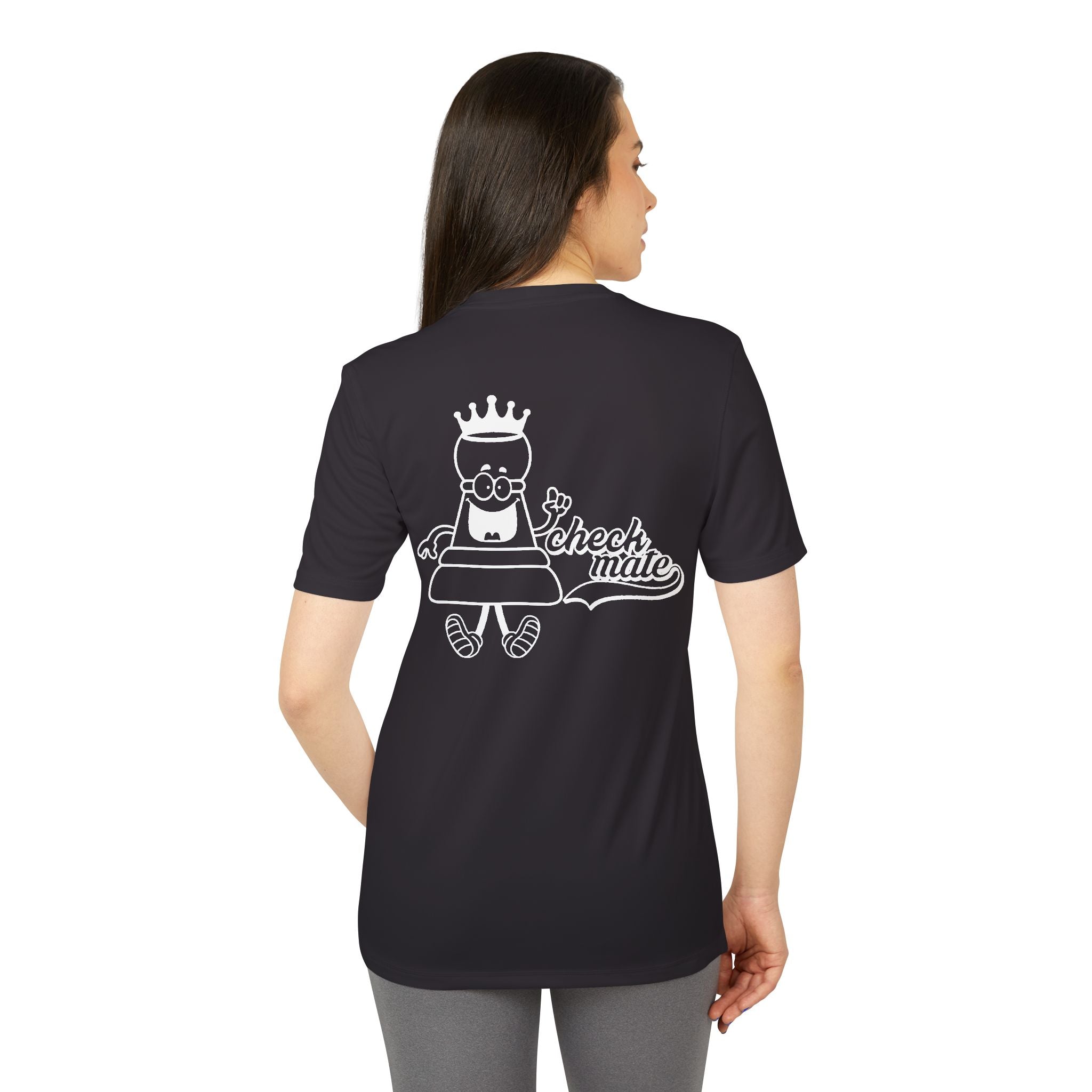 adidas Chess Check Mate Back Print  Unisex Sport T-shirt