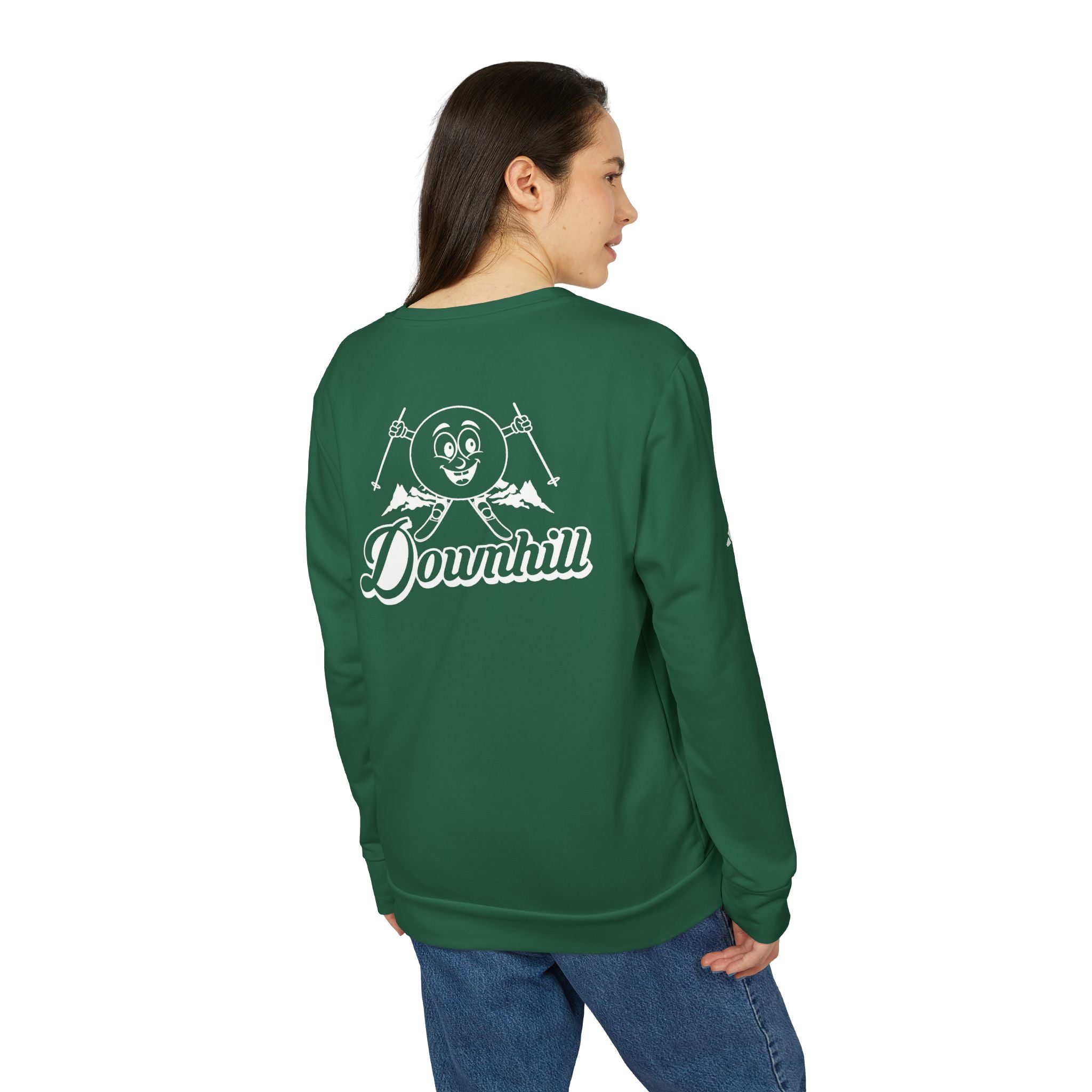 adidas Skiing Downhill Back Print Unisex Sweatshirt