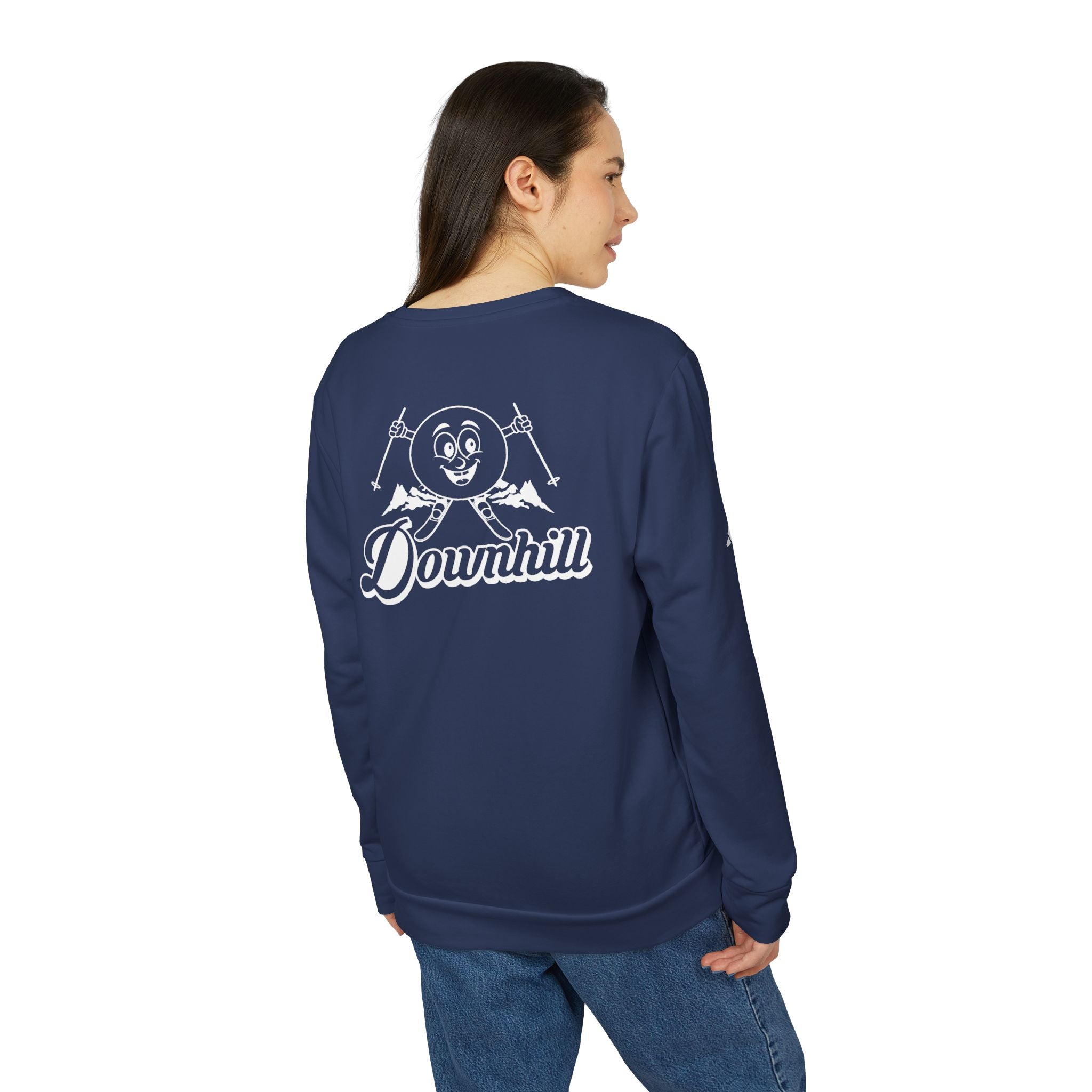 adidas Skiing Downhill Back Print Unisex Sweatshirt